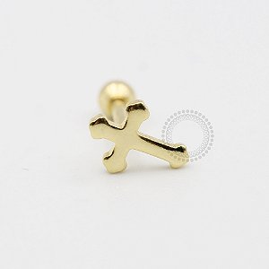 MB87 Microbell Cruz Modelo 2 Banho Ouro