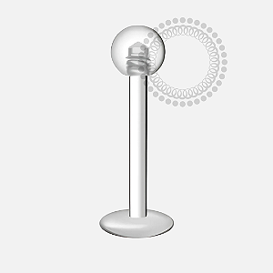 BF01 Piercing Labret Silicone