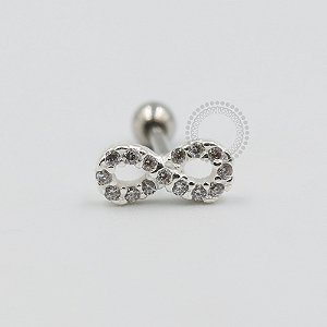 PR15 Microbell Reto Infinito Prata 925
