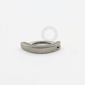 TN1005 Navel Belly Clicker Liso Titânio ASTM F136