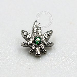 TN1104 Topo Cannabis Zircônia Verde Titânio ASTM F136