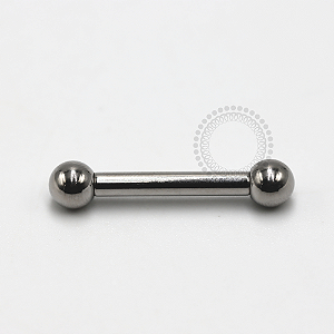 TN1137 Alargador Barbell Reto Titânio ASTM F136