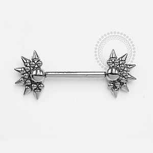 TN1318 Nipple Spikes e Esferas Push Pin Unilateral Titânio ASTM F136