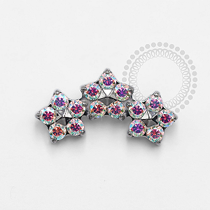 TN1332 Topo Cluster 3 Flores Boreal Titânio ASTM F136