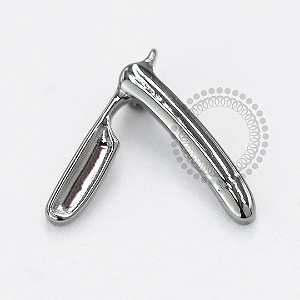 TN1503 Topo Lâmina De Barbear Titânio ASTM F-136