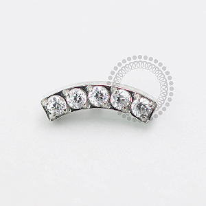 TN1569 Topo  Mini Cluster 5 CZ Titânio ASTM F-136