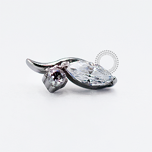 TN1718 Topo Tulipa Zirconia Modelo 2 Titânio ASTM F-136