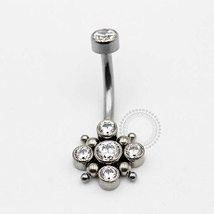 TN18 Navel 5 CZ Esferas Titânio ASTM F136