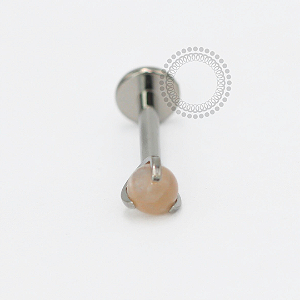 TN1807 Labret Esfera Moon Laranja Titânio ASTM F136