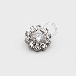 TN362 Topo Flor 11 CZ Titânio ASTM F136