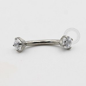 TN364 Microbell Curvo Zircônia Titânio ASTM F136