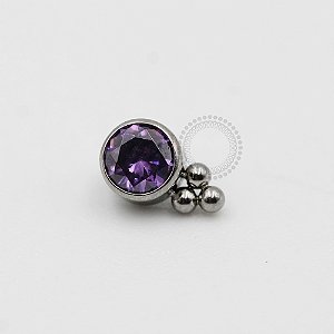 TN398 Topo Zirconia 3 Esferas Titânio ASTM F136