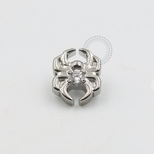 TN404 Topo Aranha CZ Titânio ASTM F-136 (OUTLET)