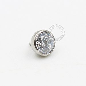 TN42 Topo Zirconia Flat Abaulado Titânio ASTM F136