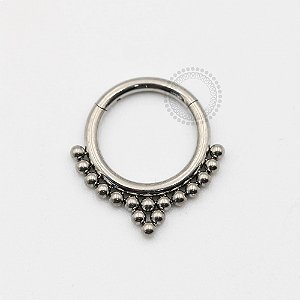 TN473 Segmento 8mm Indiano 16 Esferas Titânio ASTM F136