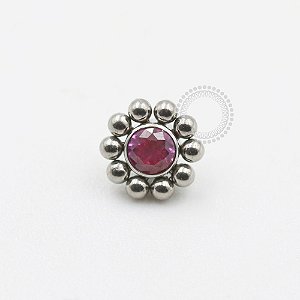 TN573 Topo Sol Zirconia Pink  Titânio ASTM F136