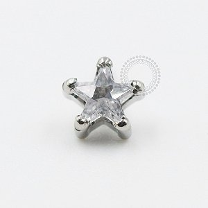 TN614 Topo Estrela Zirconia Titânio ASTM F136