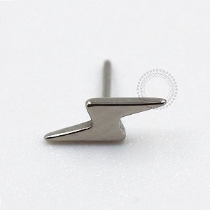 TN778 Topo Mini Raio Push Pin Liso Titânio ASTM F136