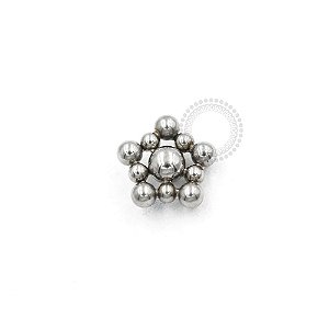 TN781 Topo Flor de Esferas Titânio ASTM F136