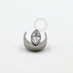 TN837 Topo Lua com Zirconia Navete Titânio ASTM F136