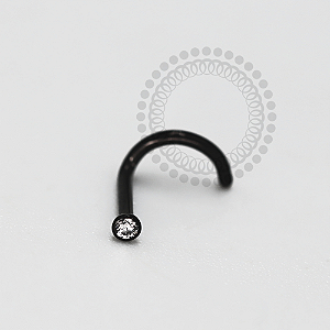 TN1193 Nostril Zirconia Titânio PVD Black