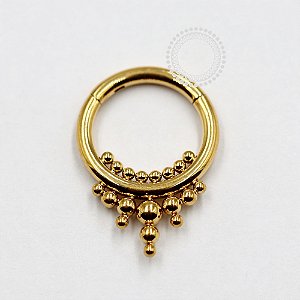 TN1091 Segmento Esferas Titânio PVD Gold