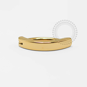 TN1280 Navel Belly Clicker Titânio PVD Gold