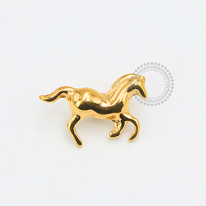 TN1852 Topo Cavalo Titânio PVD Gold
