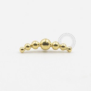 TN353 Topo Cluster 7 Esferas Titânio PVD Gold
