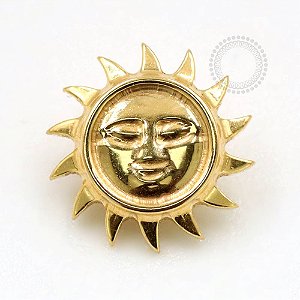 TN769  Topo Face do Sol Titânio PVD Gold