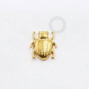TN893 Topo Besouro Big Titânio PVD Gold