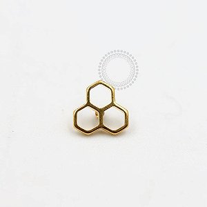 TN950 Topo Colmeia Titânio PVD Gold