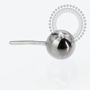 TN2181 Topo Esfera 3mm Push Pin Titânio ASTM F136