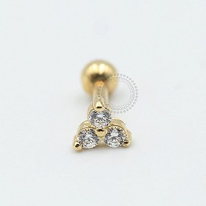 OR10 Microbell Trinity Zirconias Ouro 18k