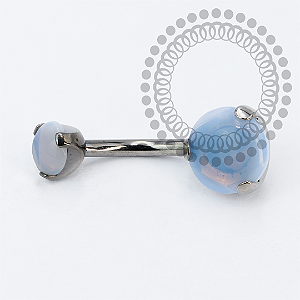 TN2216 Navel Moonstone Titânio ASTM F136