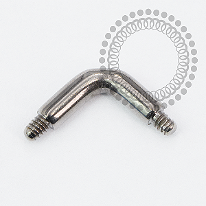 TN2218 Conector Curvo Rosca Externa Titânio ASTM F136