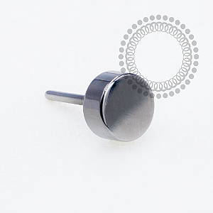 TN2325 Topo Circular 3mm Push Pin Titânio ASTM F136