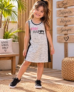 Vestido Cinza Infantil