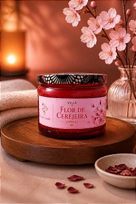 Vela Aromática Flor de Cerejeira 100g