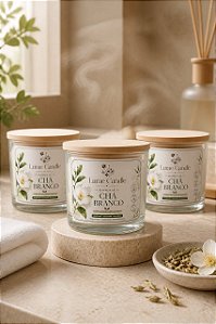 Vela Aromática Chá Branco 100g