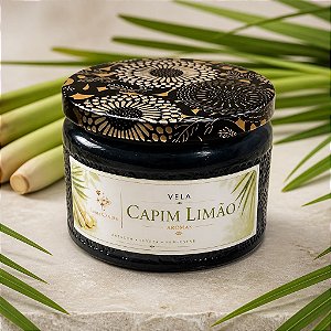 Vela Aromática Capim Limão 100g