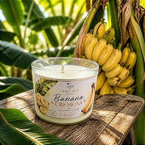 Vela Aromática Banana Cremosa 100g