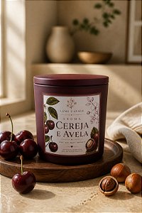 Vela Aromática Cereja e Avelã 180g