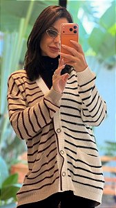 Cardigan decote v