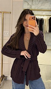 cardigan alongado carmelita