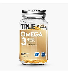 Ômega 3 True Omega - 60 Cápsulas De 1000mg - True Source Sabor Sem sabor