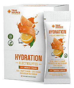 Hydration Electrolytes True Source Tangerine Lemonade 20 Unidades 5g Tangerine Lemonade