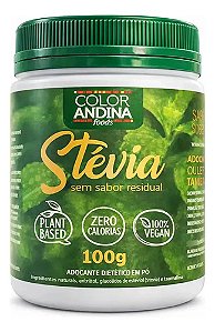 Adoçante Stévia Color Cristal Color Andina 100g