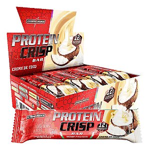 Barra De Proteína Crisp Bar Creme de Coco 12 Unidades Integralm