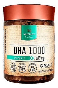 Nutrify - Dha 1000 - Suplemento De Ácidos Graxos Ômega 3 - S